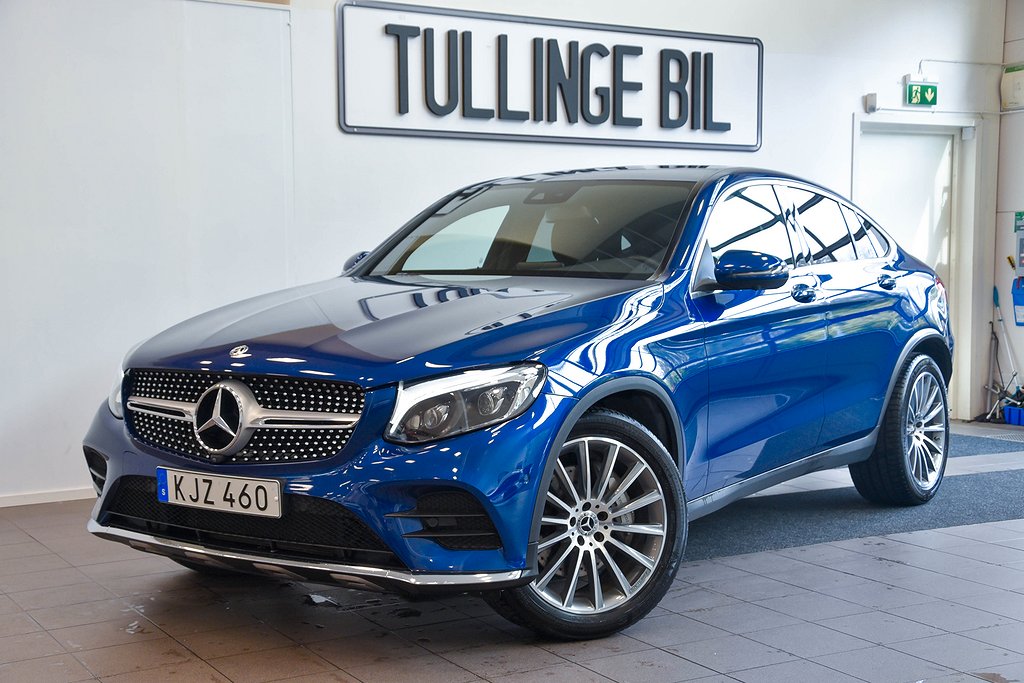 Mercedes-Benz GLC 350 d Coupé 4M AMG Burm 360 Värmare Lågmil