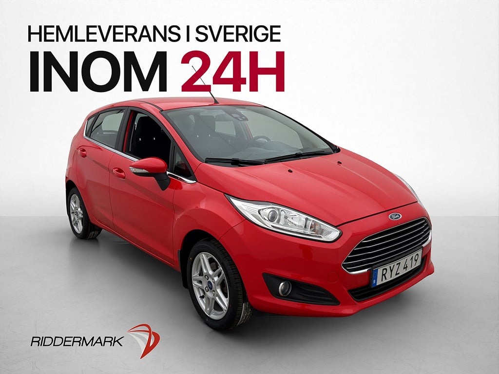 Ford Fiesta 1.0 80hk Titanium LÅGAMIL Kamrem bytt 0.46l/Mil
