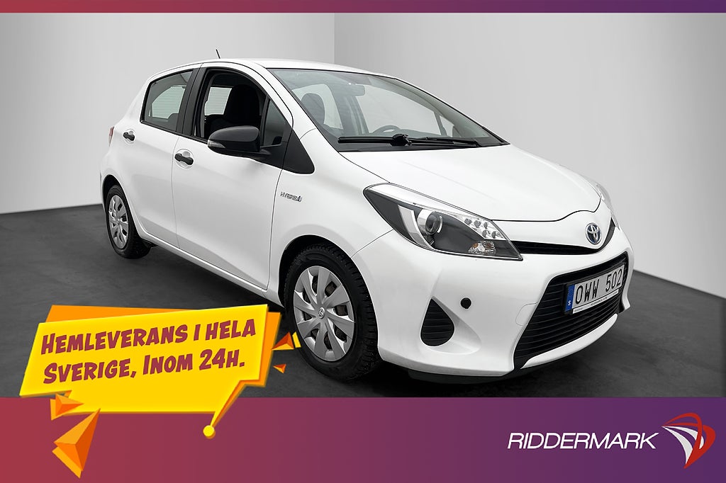 Toyota Yaris Hybrid e-CVT 101hk Life M&K Värmare 0,35L/mil