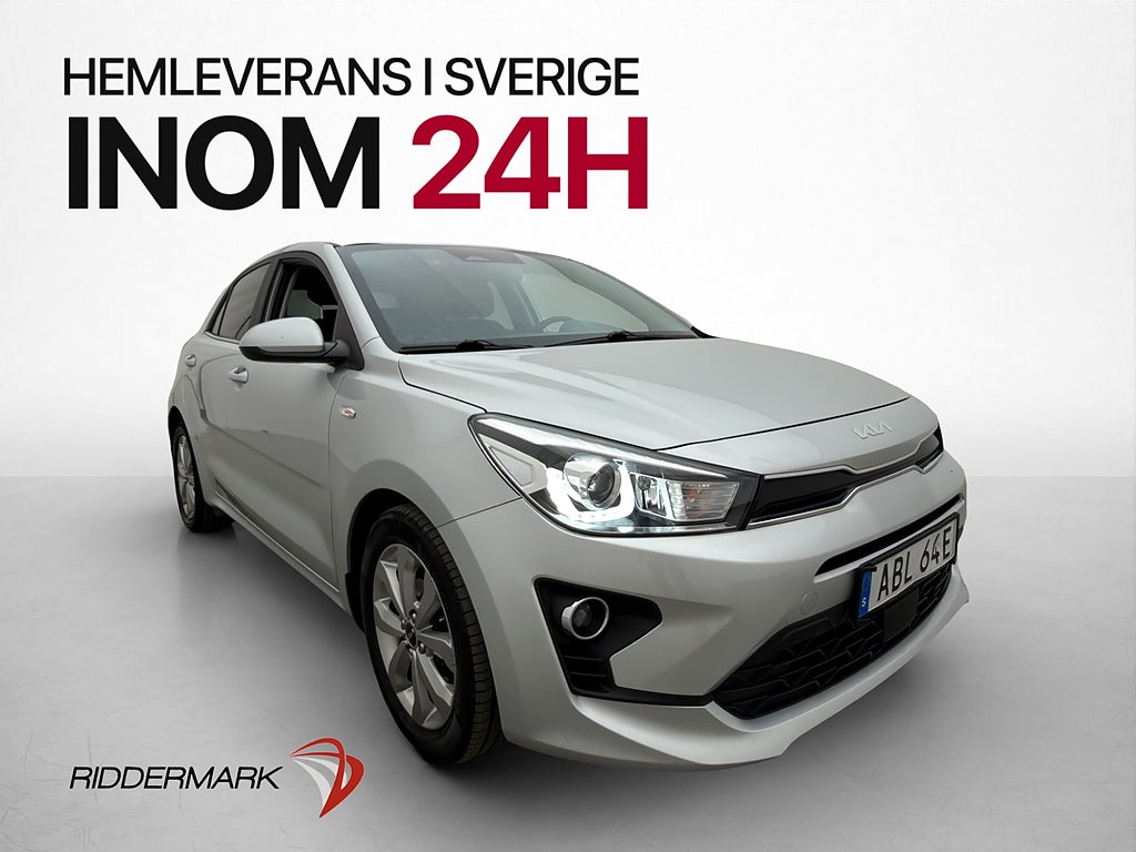 Kia Rio 1.0 100hk Advance Kamera CarPlay Rattvärme MOMS