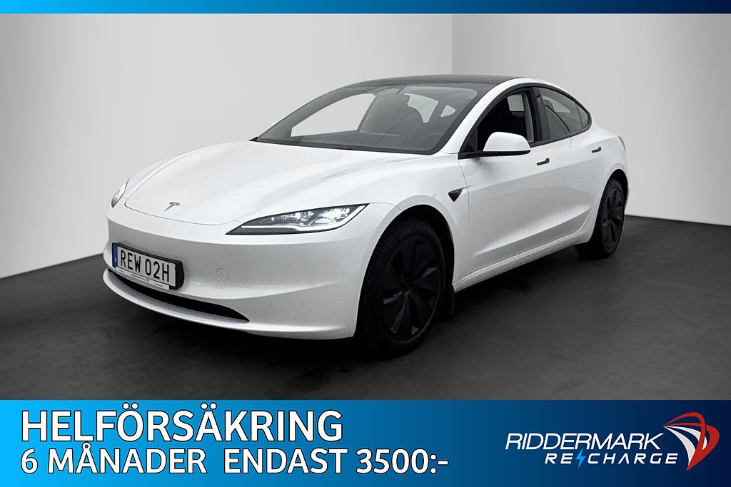 Tesla Model 3 Standard Range Autopilot Panorama Svensksåld