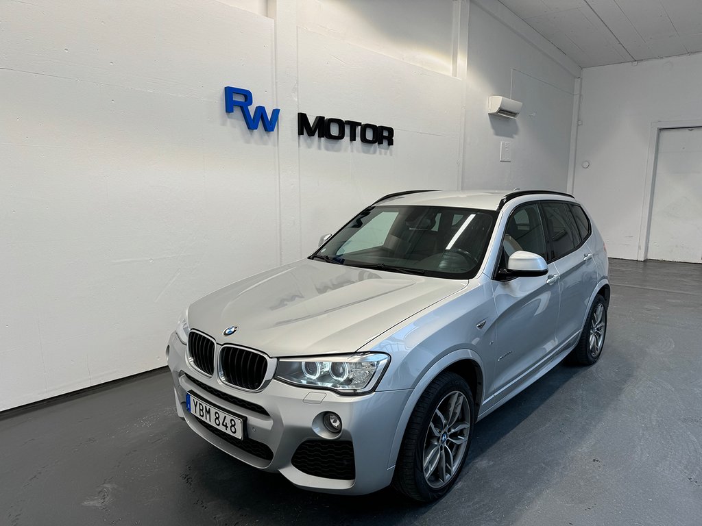 BMW X3 xDrive20d 190hk M Sport Dragkrok D-värmare HiFi Skinn