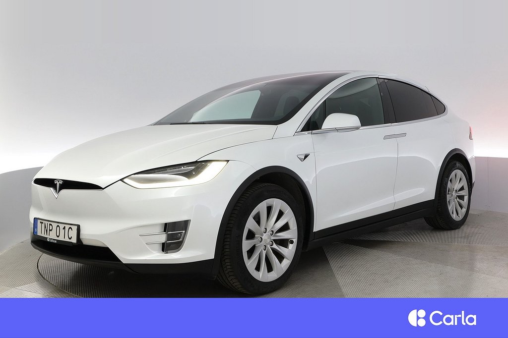 Tesla Model X Long Range AWD 7-sits FSD Pano Drag V-hjul