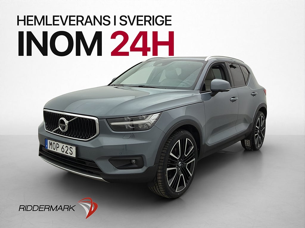 Volvo XC40 B4 Pano Skinn 360° BLIS CarPlay Keyless 197hk