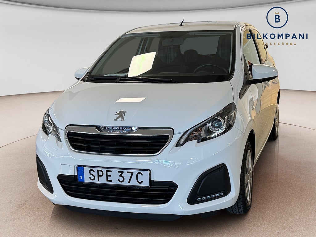 Peugeot 108 5-dörrar 1.0 Bluetooth Låga mil Låg skatt  2019