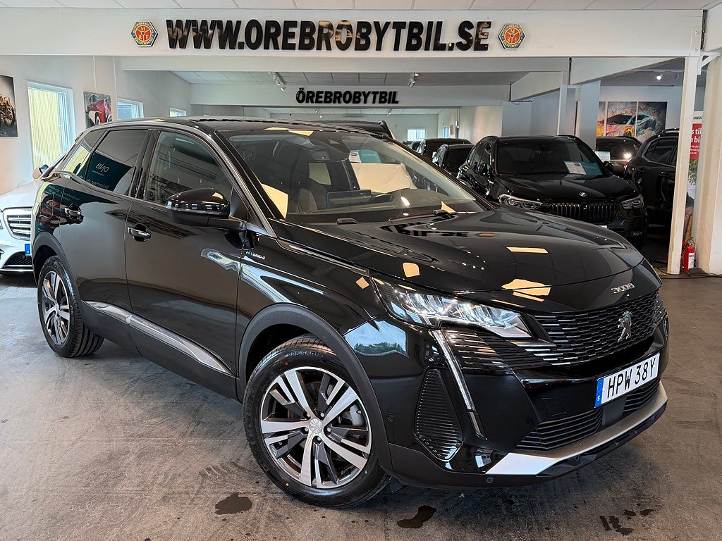 Peugeot 3008 HYBRID4 300 EAT Allure Gps B-kamera Värmare MOMS 301hk