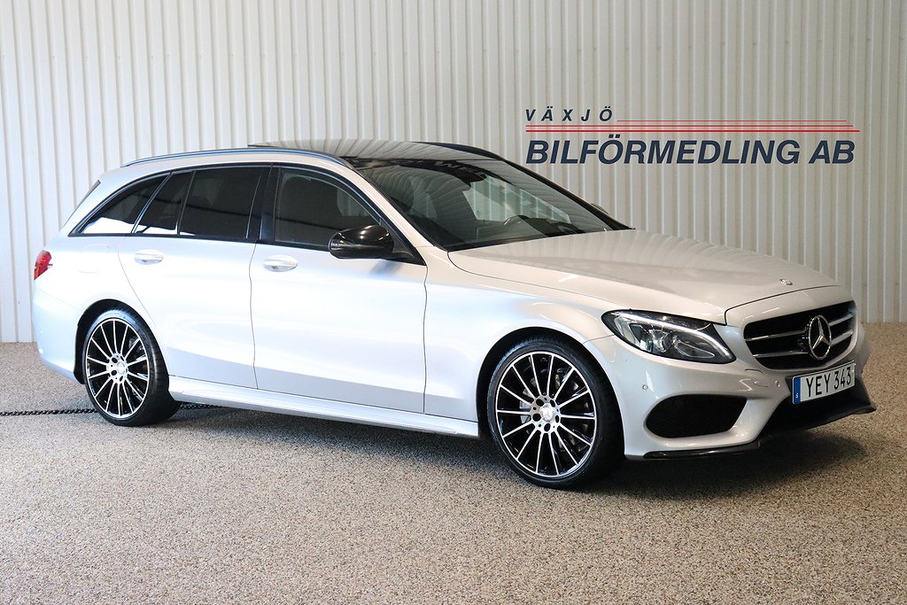 Mercedes-Benz C 220 T d 7G-Tronic Plus AMG, Glastak, Drag