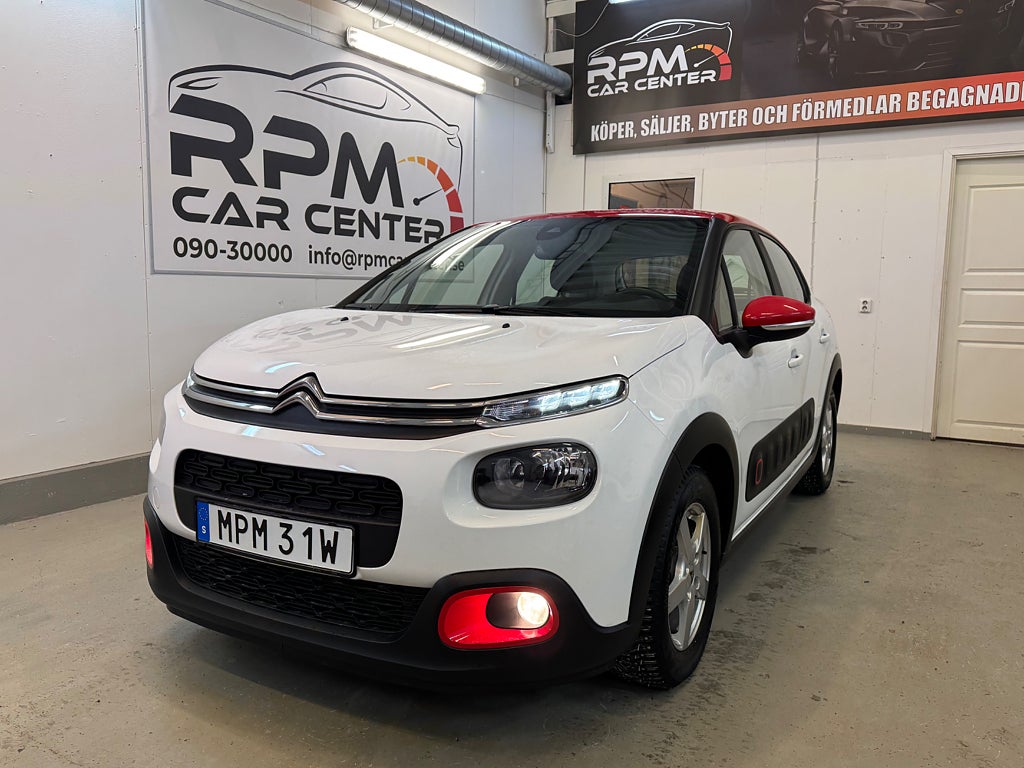 Citroën C3 1.2 VTi Euro 6, FÅ Ägare/FullServad/kamera