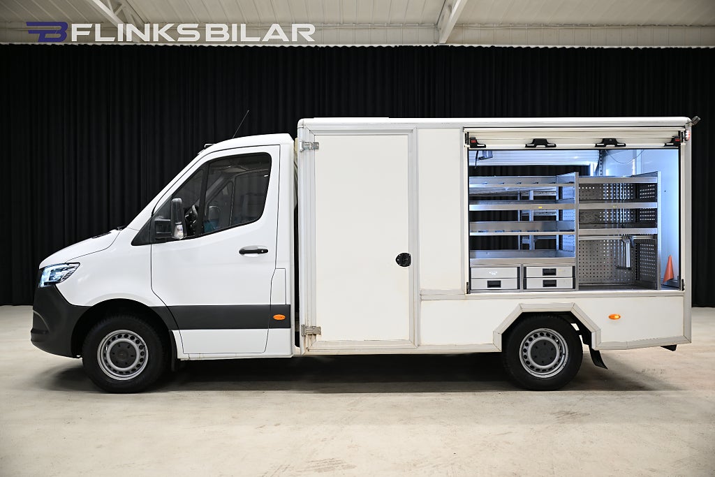 Mercedes-Benz Sprinter 316 Servicebil|Påbyggt-skåp|Aluca-Inredning|Moms|SeUtr!