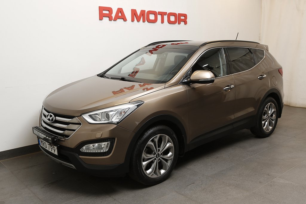 Hyundai Santa Fe 2,2 CRDi Premium AWD Aut Pano D-värme Drag 2015