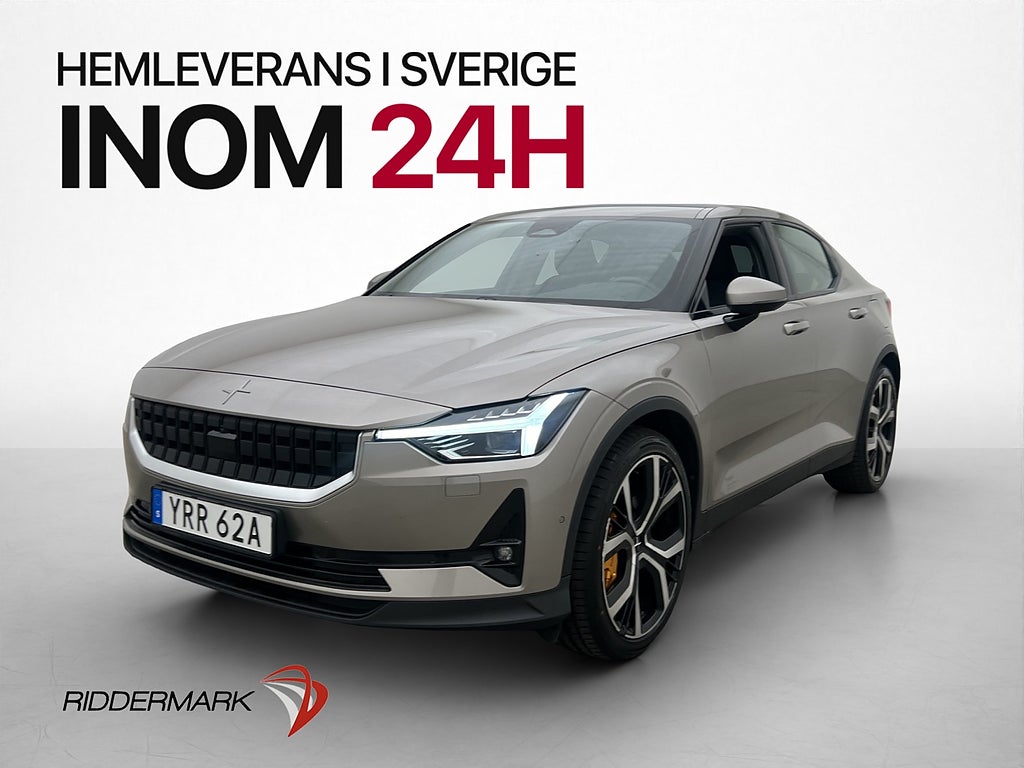 Polestar 2 Long range Dual motor 408hk Performance Pano H/K