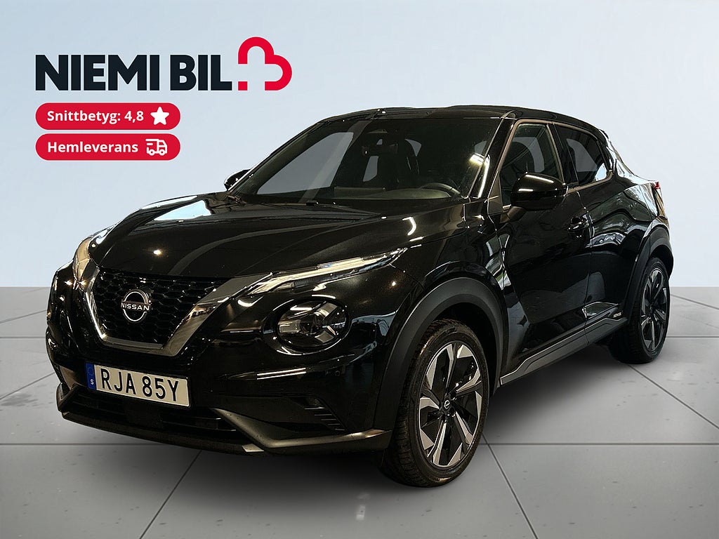 Nissan Juke 1.0 DIG-T DCT BOSE/360/Skinn/Navi/SoV/MOMSAD/1-Ägare
