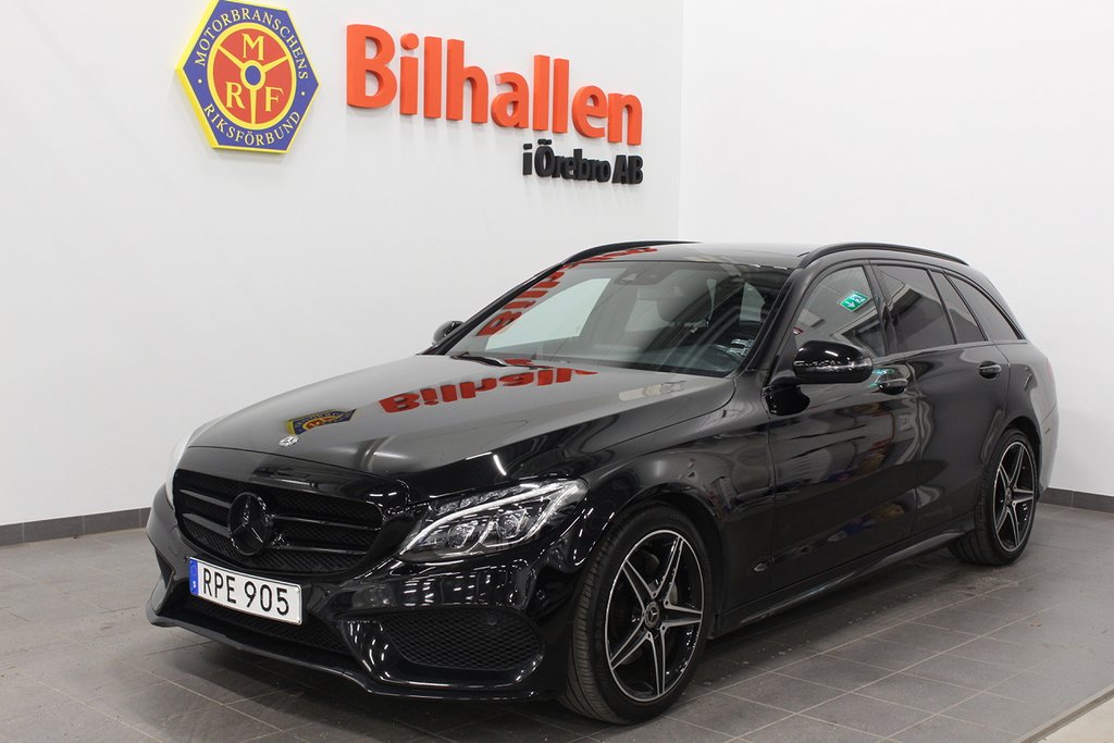 Mercedes-Benz C 220 T d 9G-Tronic AMG Line Drag Kam Nav Pano