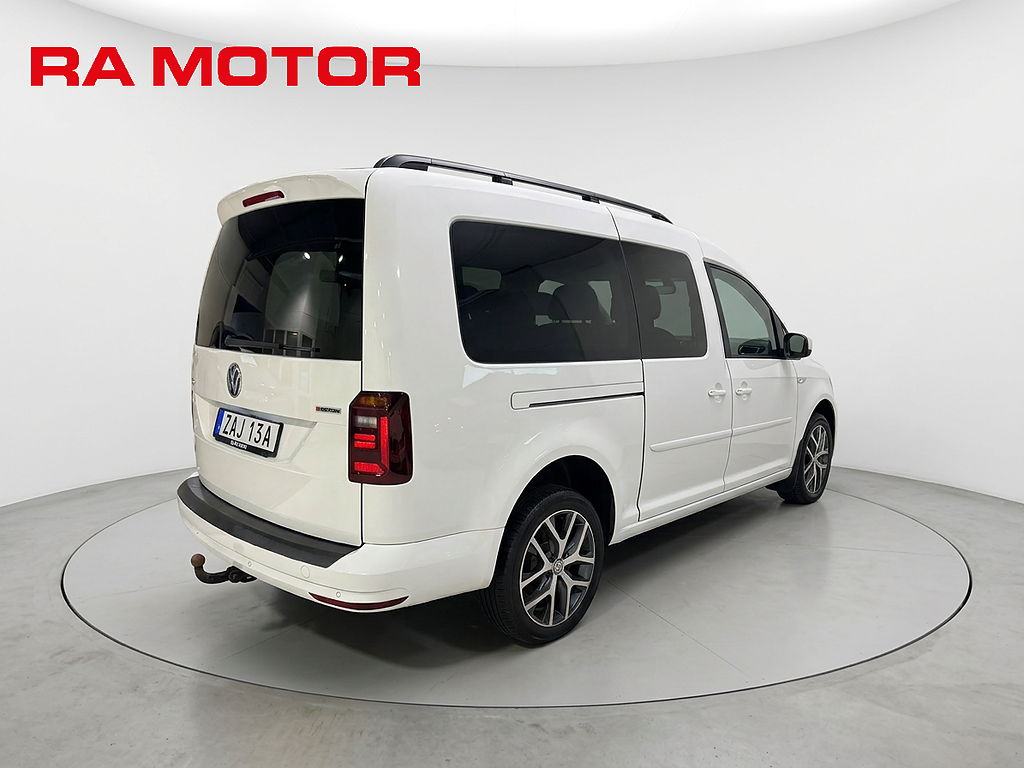 Volkswagen Caddy Maxi Life 2,0 TDI 4M Comfort 7-sits Värmare Drag 2020