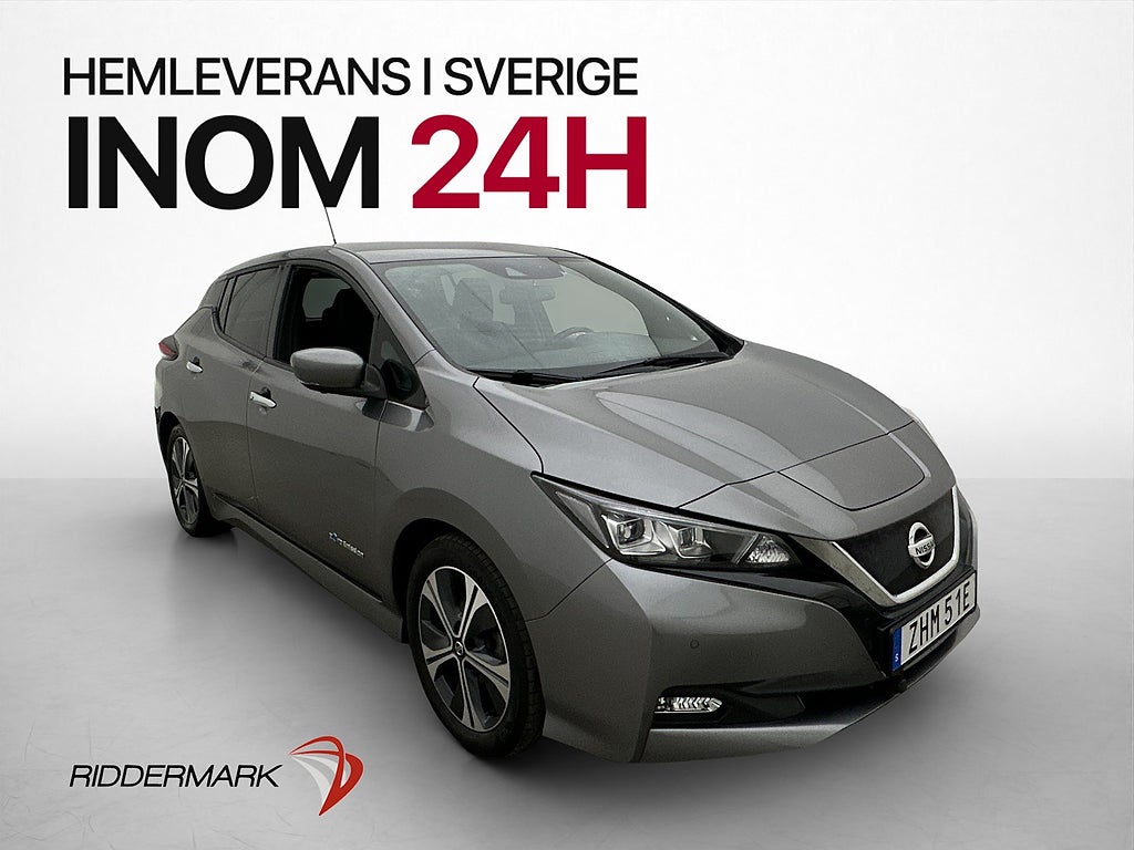 Nissan Leaf 150hk Tekna Bose Navi 360° Värmepump Halvskinn