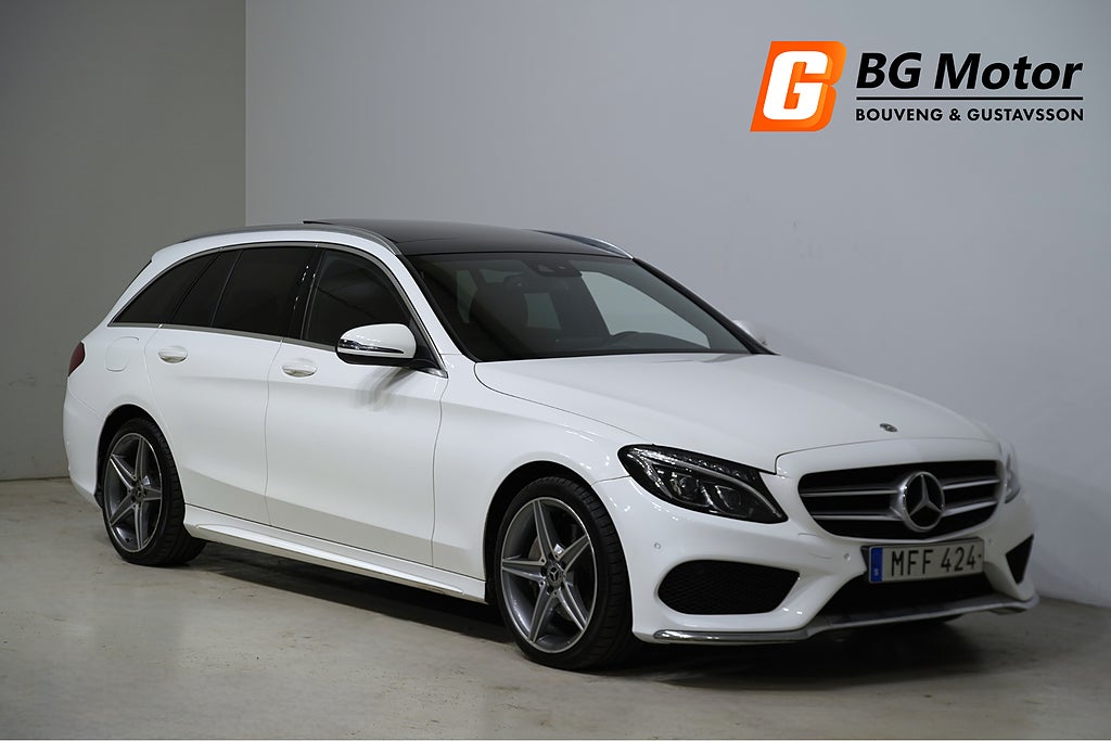 Mercedes-Benz C 220 d 170HK Aut AMG Line Drag/Pano/Värmare/Backkamera
