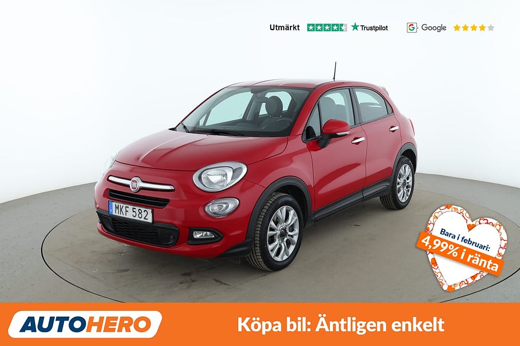 Fiat 500X 1.6 Pop Star / Uconnect, Farthållare, Keyless