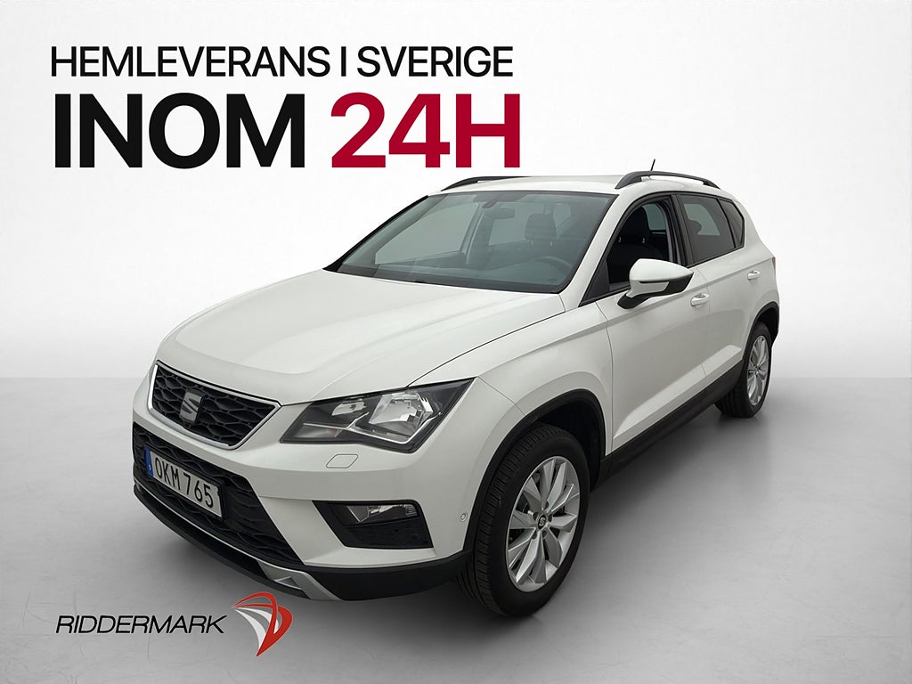 Seat Ateca 1.0 TSI Style Värm Kamera Adap-fart CarPlay Drag