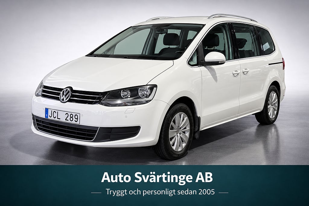Volkswagen Sharan 7-seater 2.0 TDI DPF BMT Masters Eu 5 (Drag, M&K-värm)