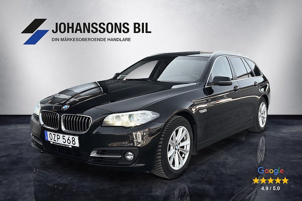 BMW 520d xDrive Touring Helskinn MoK-värmare Drag SoV-däck