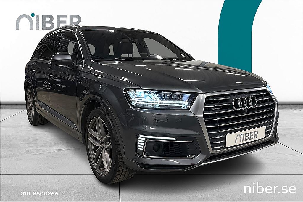Audi Q7 e-Tron TDI q, 373hk, S-line, 360, drag, pano, 4,99% RÄNTA