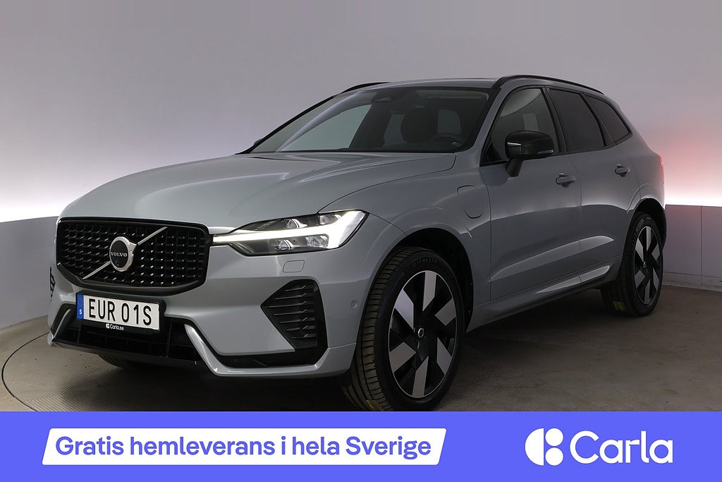Volvo XC60 Re T6 AWD Plus Dark Drag Pano Elstol Läder BLIS