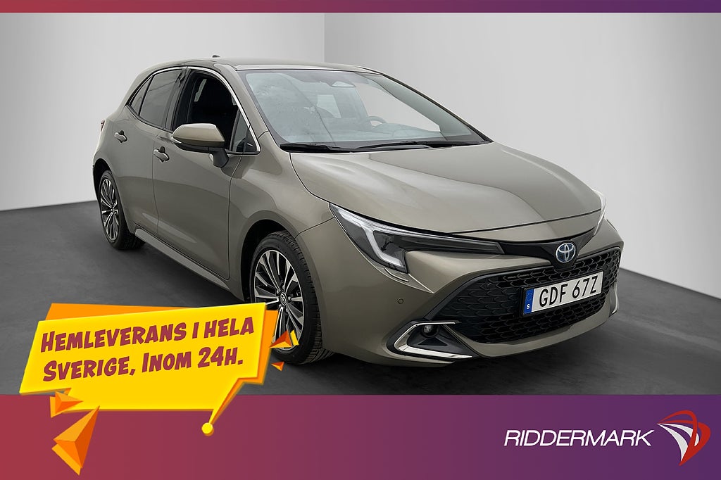Toyota Corolla Hybrid Kamera BLIS Rattvärme Keyless MOMS