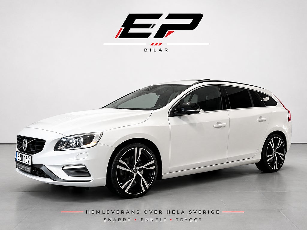 Volvo V60 D5 Polestar Optimering AWD/R-Design/Black R/230hk