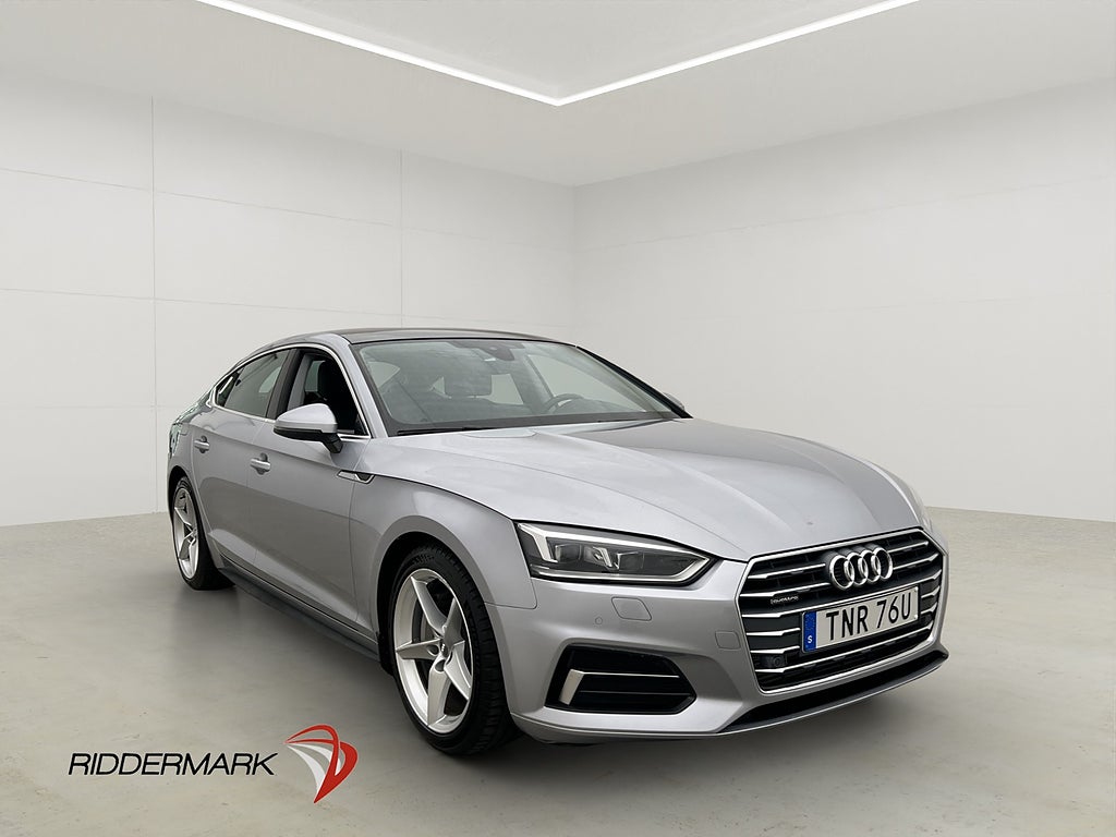 Audi A5 SB 45 TFSI Q 245hk Pano Drag Halvskinn