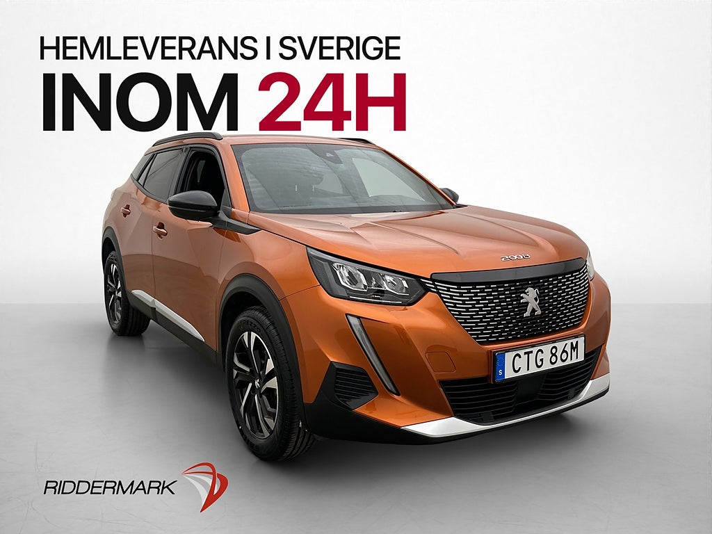 Peugeot 2008 1.2 PureTech 131hk Kamera MOMS CarPlay