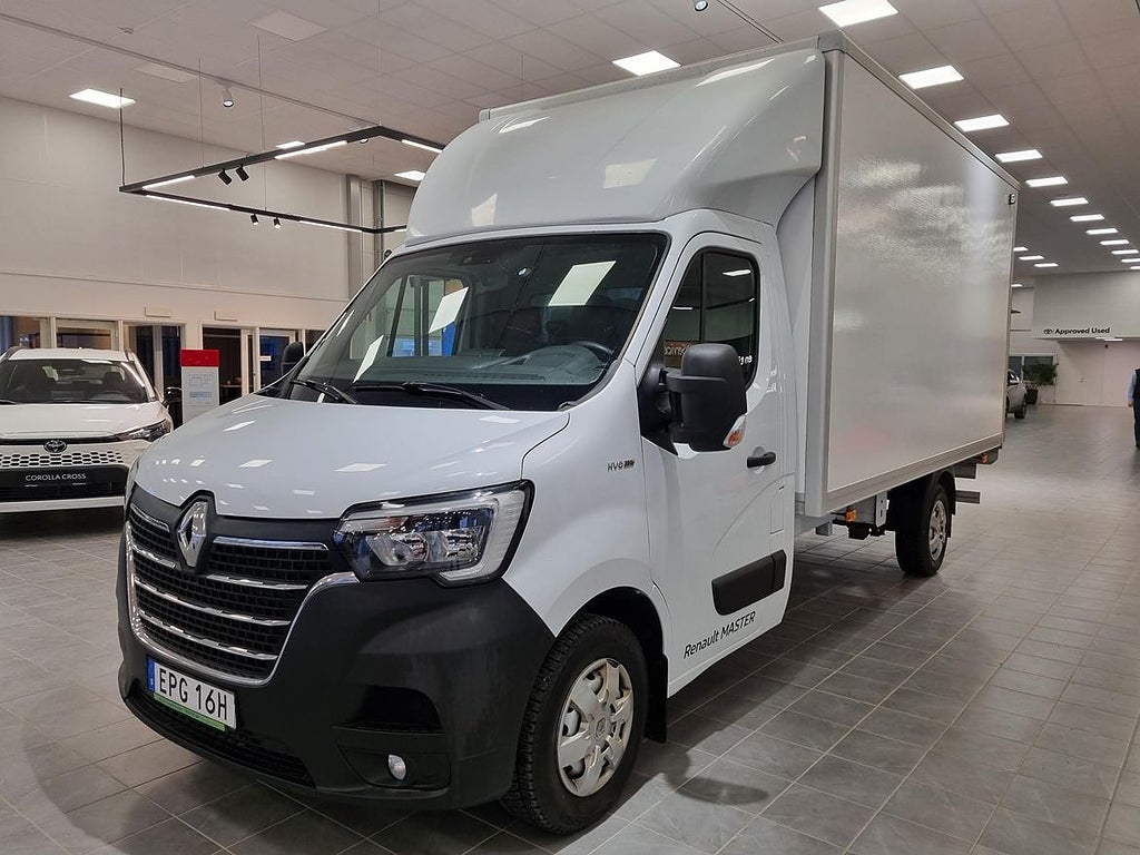 Renault master Chassi Cab 165 hk Volymskåp HVO Moms