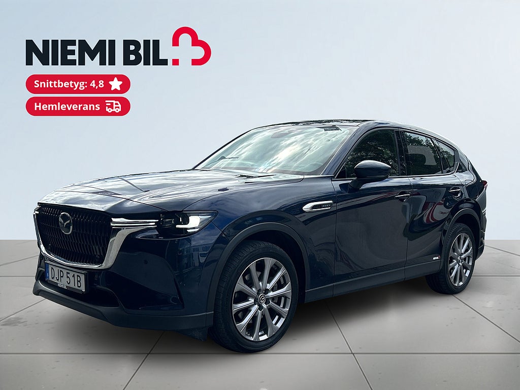 Mazda CX-60 PHEV AWD KAMPANJ 2058KR/MÅN – 0,99% RÄNTA – INK GARANTI