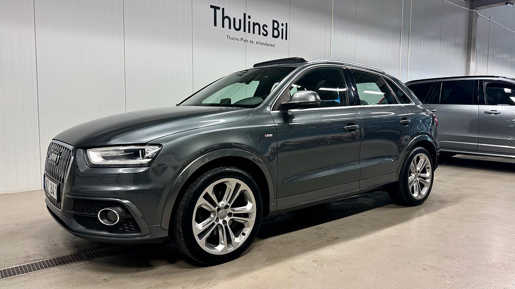 Audi Q3 TDI 177hk quattro S-Line / Navi / Panorama / Drag