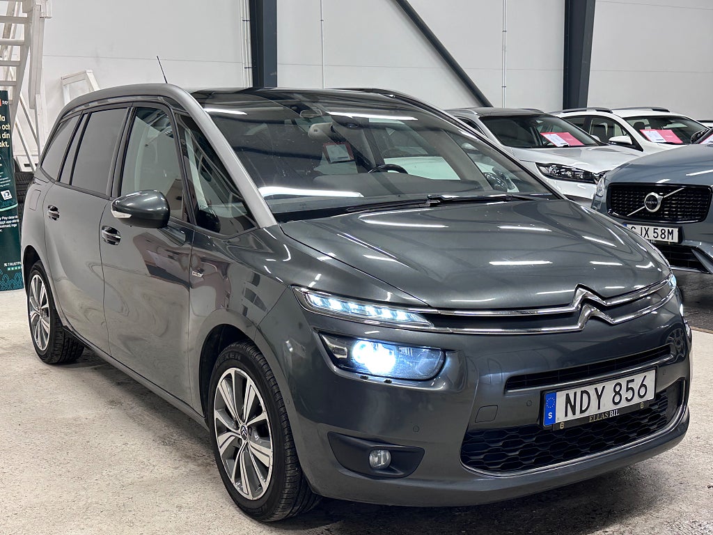 Citroën Grand C4 Picasso 2.0 HDi 150HK EXCLUSIVE PANO NAVI B-KAM 7-SITS 1 ÄGARE