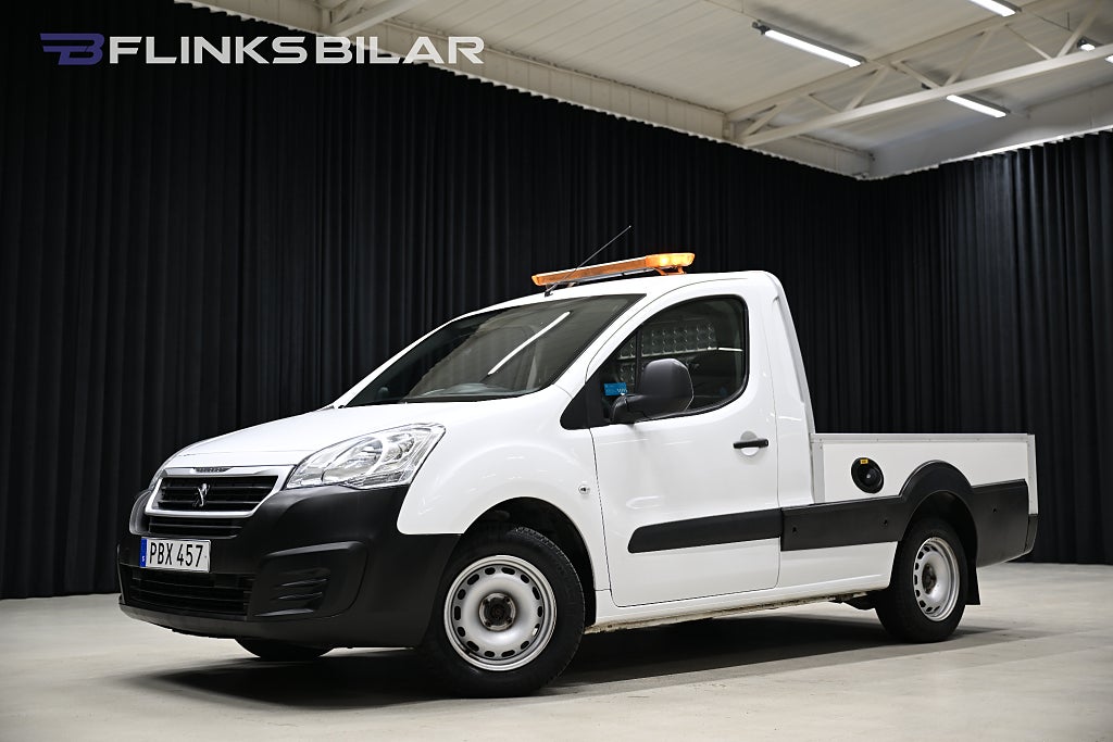 Peugeot Partner Flak 99HK|9470Mil|Blixljus|Leasebar|Nykamrem|1Brukare