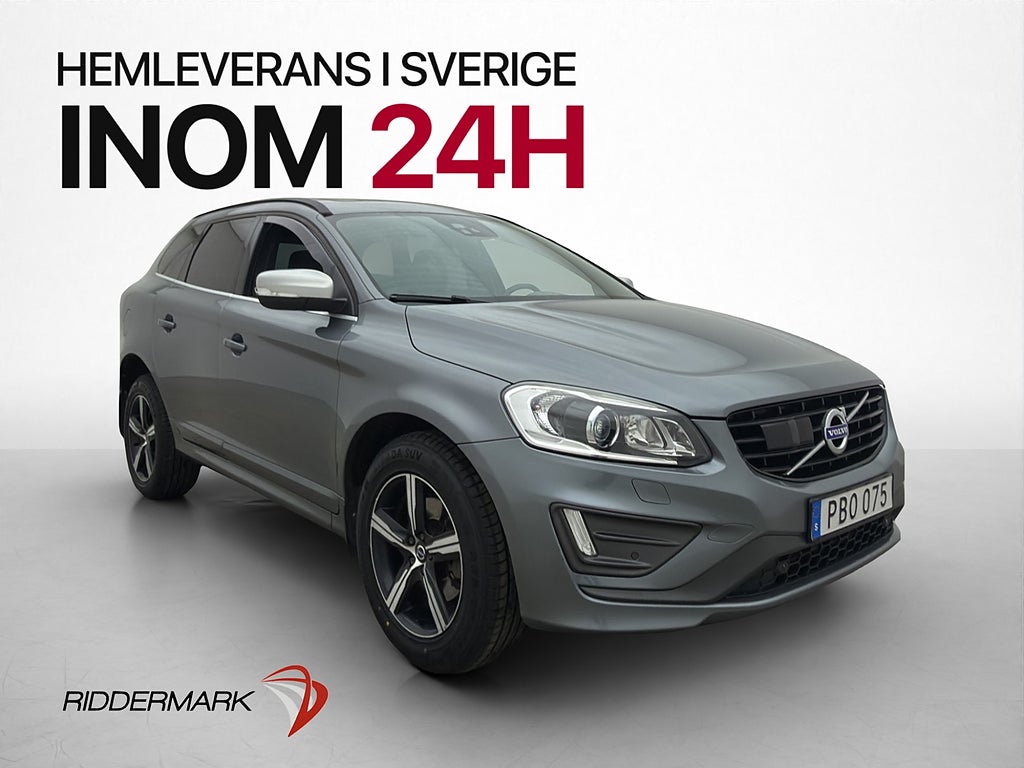 Volvo XC60 D4 AWD R Design VOC Pano Kamera Värmare