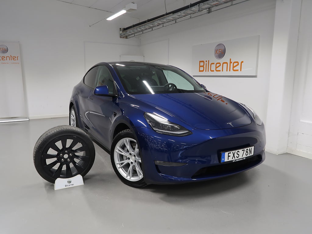 Tesla Model Y *KAMPANJ* Long Range AWD V-Däck ingår Drag-Pano-Kamera-
