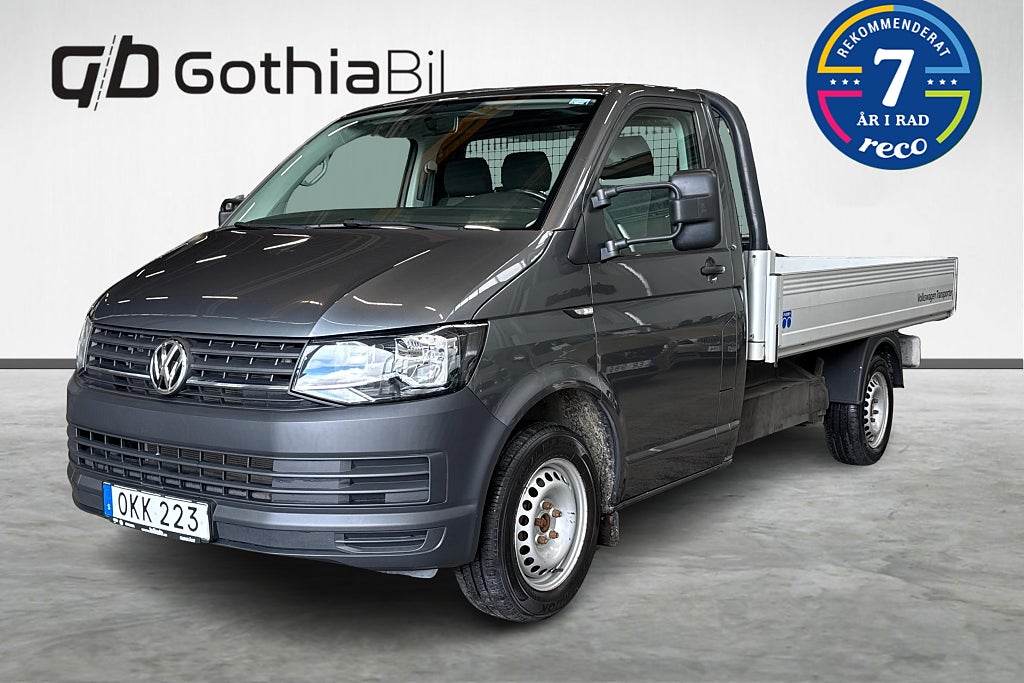 Volkswagen Transporter Chassi Cab T30 2.0 TDI Drag Värmare Farthållare Euro 6