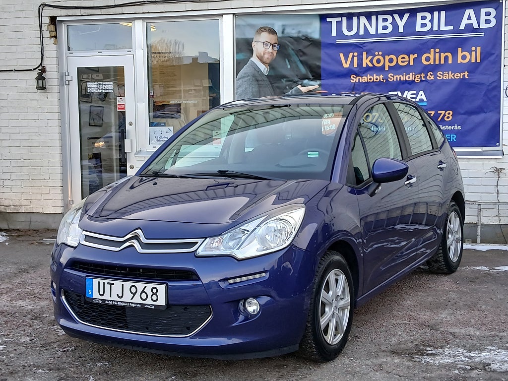 Citroën C3 1.2 PureTech 82 Hk Euro 6/Besik/Servad/P-Sensor/Värmare