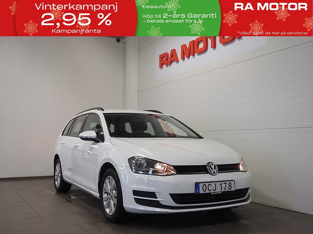 Volkswagen Golf Sportscombi 1.2 TSI 110hk Parkeringssensorer 2017