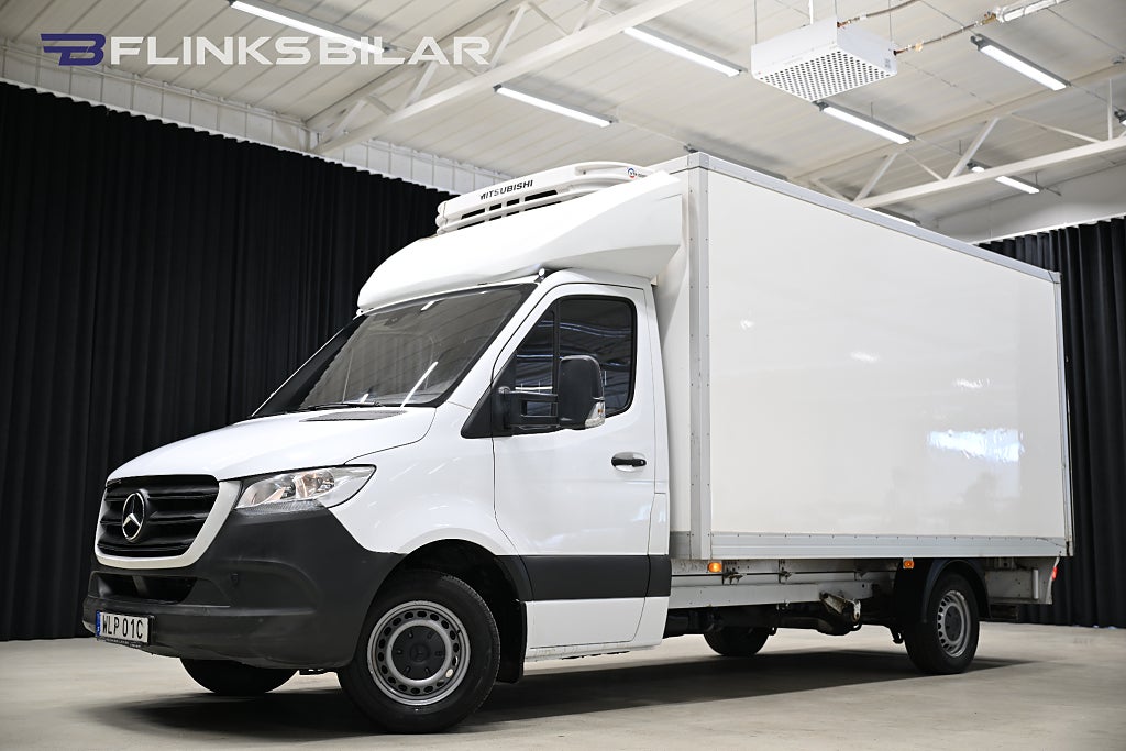 Mercedes-Benz Sprinter 316 Automat|Volymskåp|BG-Lyft|Kylbil|Sidodörr|Leasbar