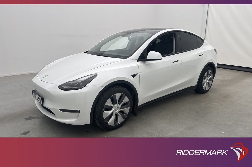 Tesla Model Y Long Range AWD Dragkrok Autopilot Svensksåld