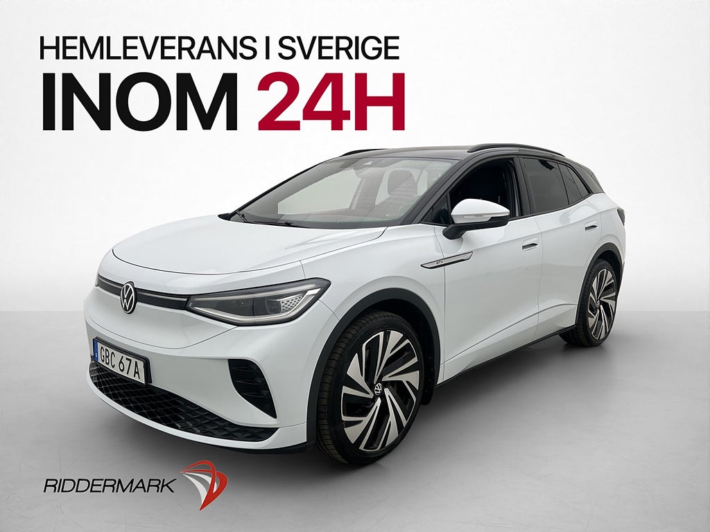 Volkswagen ID.4 GTX 299hk Värmare Dragkrok Kamera Halvskinn