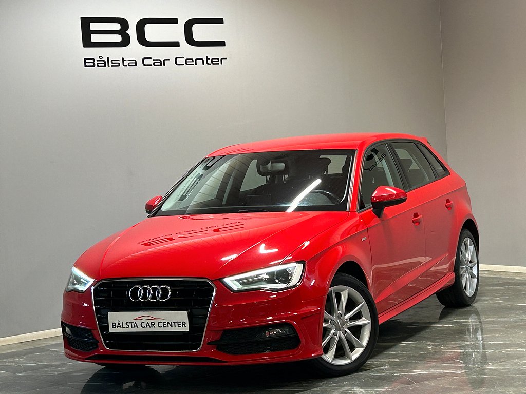 Audi A3 Sportback 1.6 TDI 110hk S-Line PDC Euro 6 