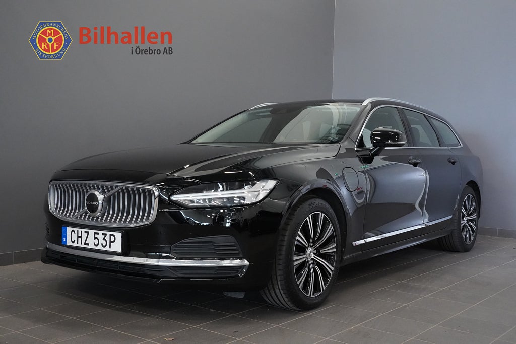Volvo V90 Recharge T6 AWD Komfortstolar Läder VoC Drag 
