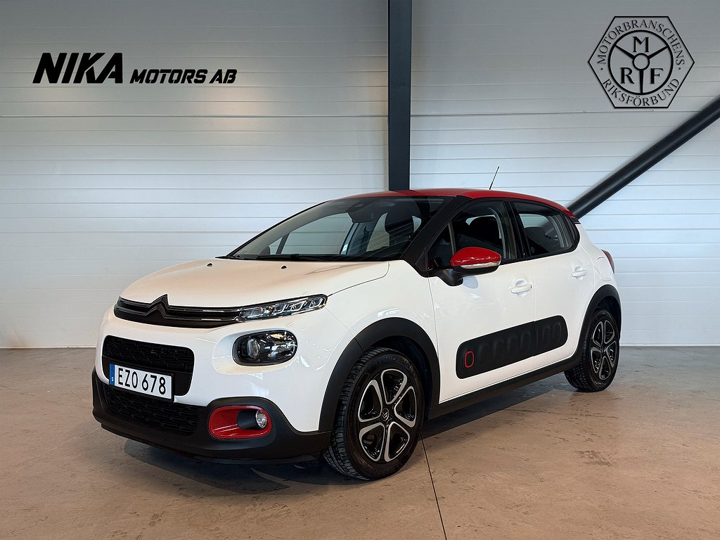 Citroën C3 1.2 VTi PureTech | CarPlay | PDC | Farthållare | 