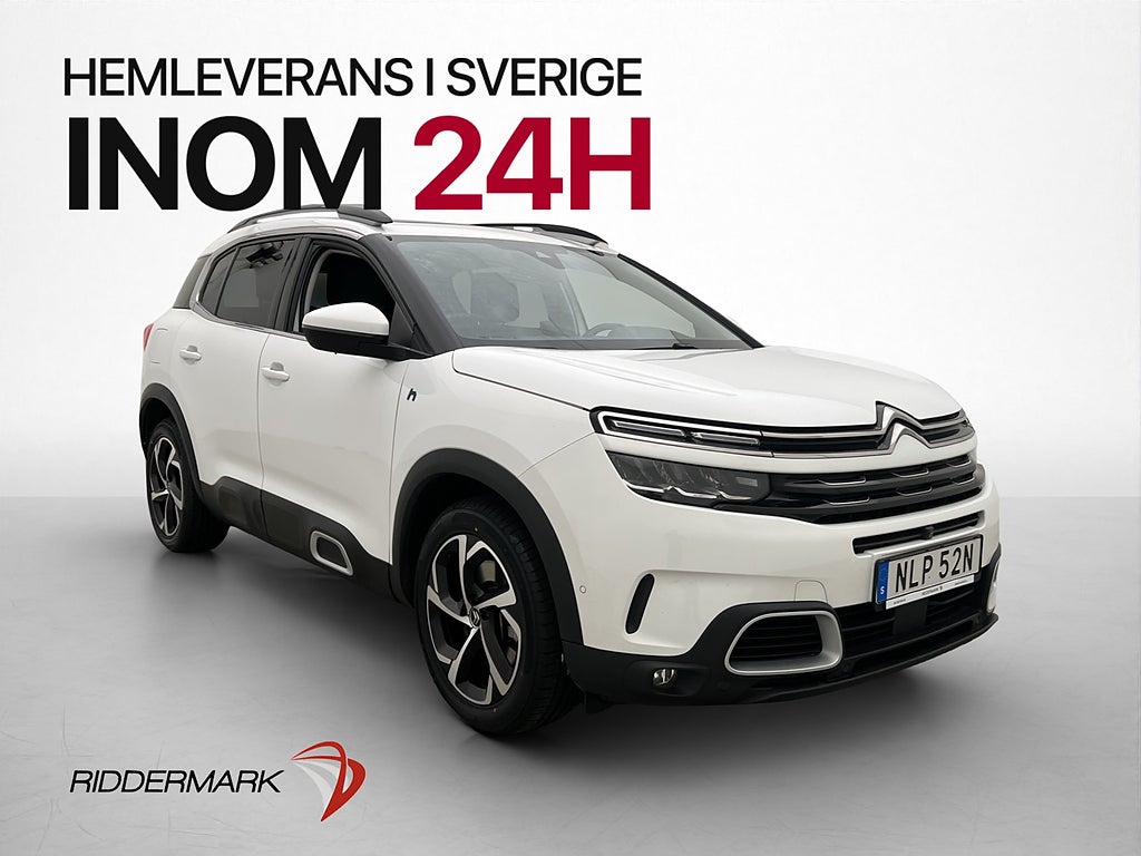 Citroën C5 Aircross Hybrid 225 e-EAT 225hk Värm Drag CarPlay