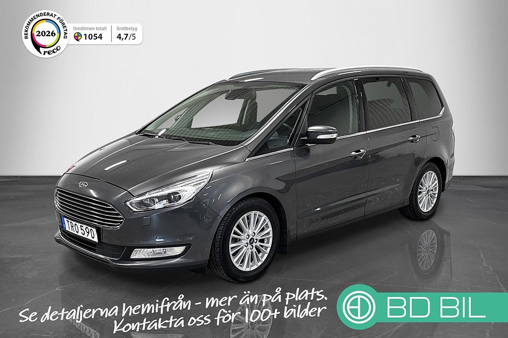 Ford Galaxy 2.0 TDCi Titanium 7-SITS DRAG KAMREM BYTT