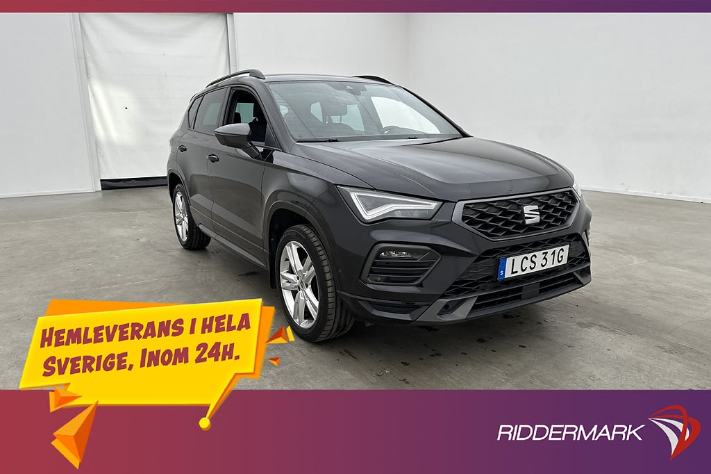 Seat Ateca 150hk FR Cockpit Kamera Skinn Elstol Värm Drag