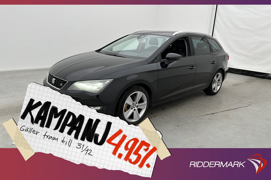 Seat Leon ST TSI 140hk FR Navi Halvsakinn Dra 4,95% Ränta